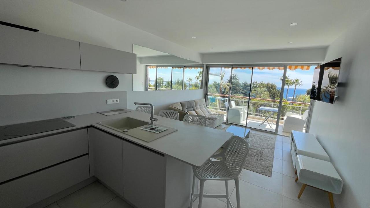 Appartement 2 Chambres Vue Mer Panoramique, Proche Croisette Cannes Валлорис Экстерьер фото